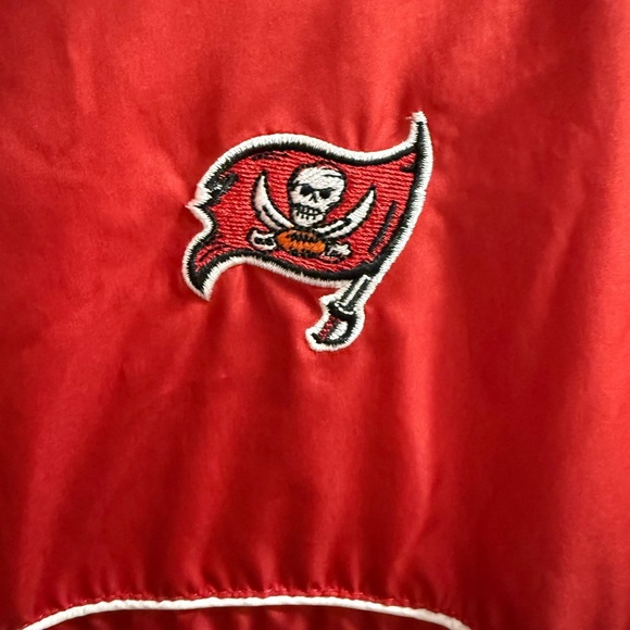 NFL Red and Gray Buccaneers Windbreaker Jacket - Picture 4 of 5